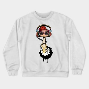 Ostrich Hip Hop Style Crewneck Sweatshirt